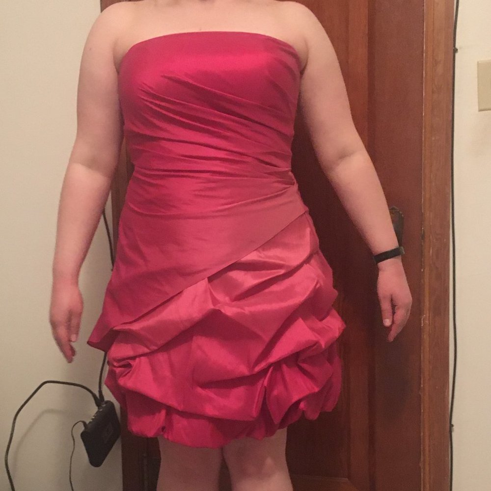 David’s Bridal Onyx Night Ombre Dress